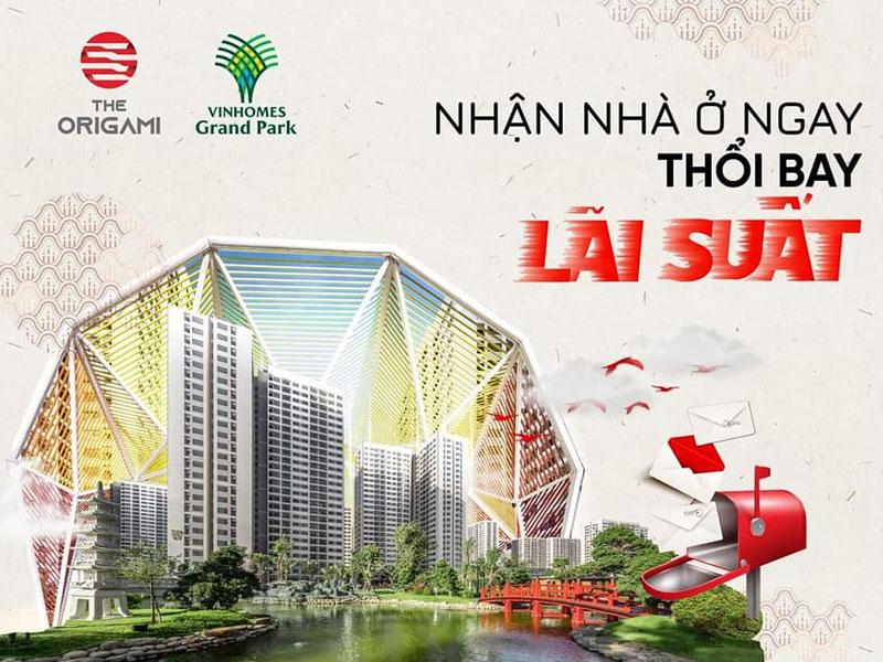 Khách mua nhà The Origami nhận hỗ trợ lãi suất hơn 3 năm